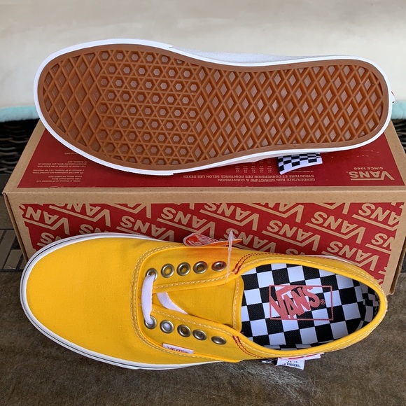 VANS AUTHENTIC HC DIY LEMON CHROME/TRUE WHITE WMNS - Picture 5 of 15